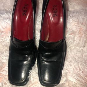BCBG Penny Loafer Heels